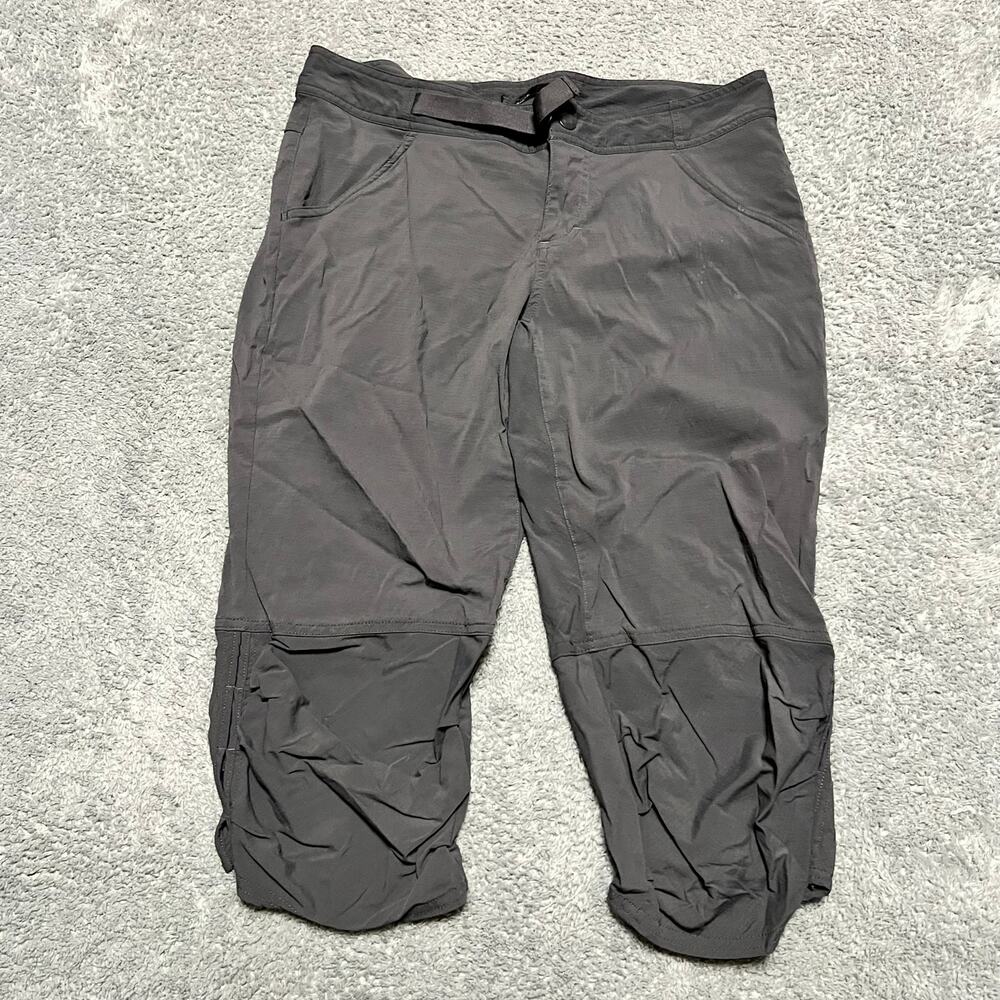 PrAna Jasmine Knicker 3/4 Capri Pants Gray Style #W4JASK113 Womens Size 10
